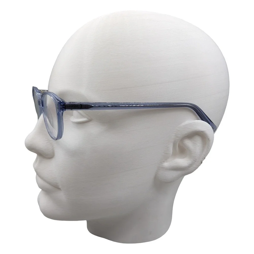 Warby Parker Ira Narrow Periwinkle Crystal Eyeglasses 49-16-140 Round Frames NEW